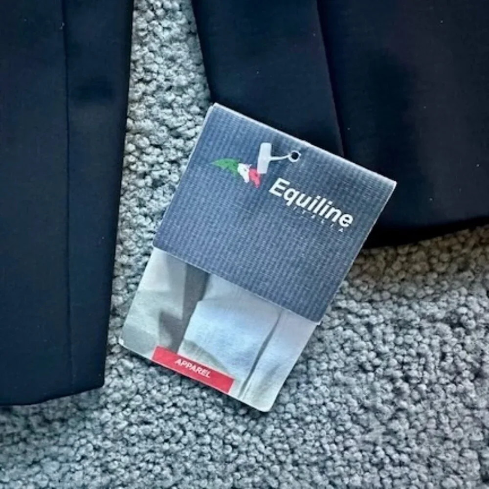 EQUILINE.it RACK – Black men's tailored competition jacket - Italian Sz. 54 -NWT